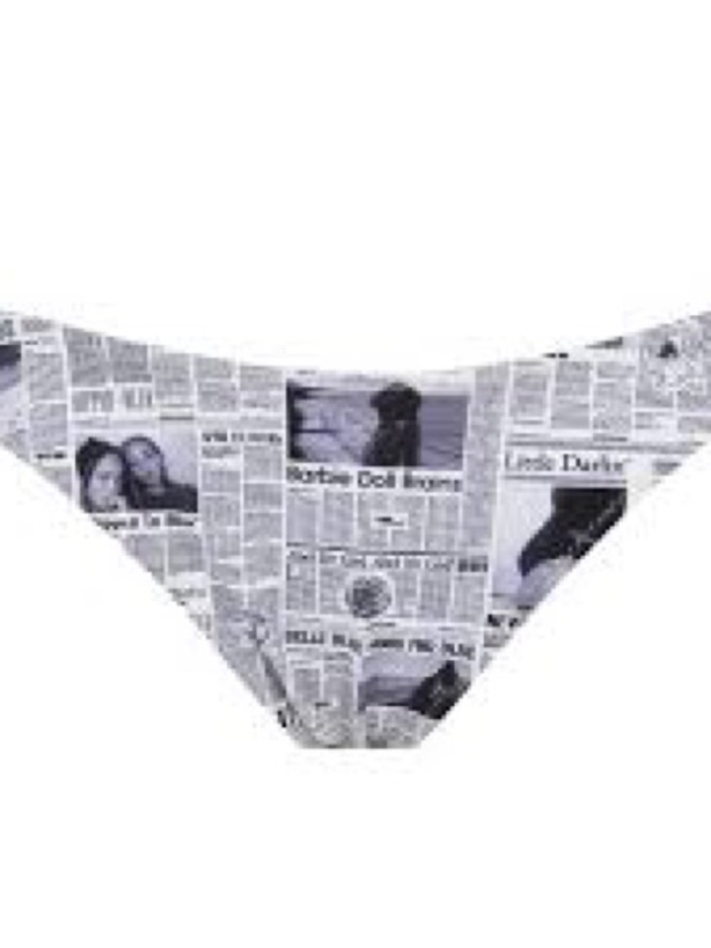 KONOKA BOTTOM OLD NEWS PRINT NWT